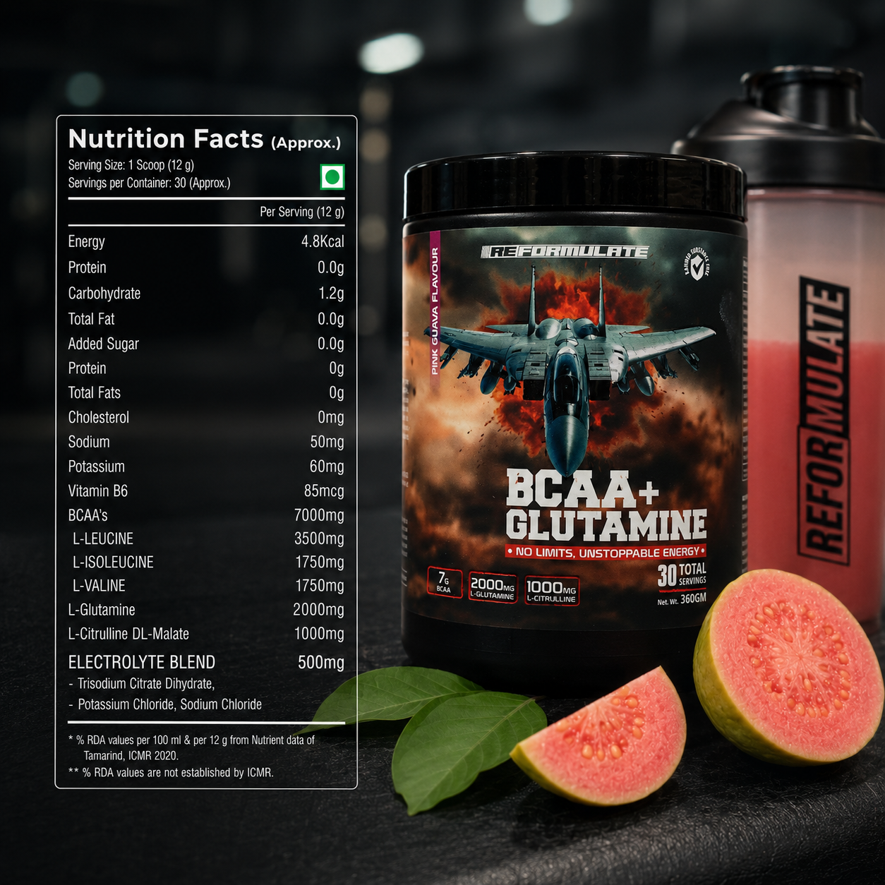 BCAA + Glutamine | 360 g