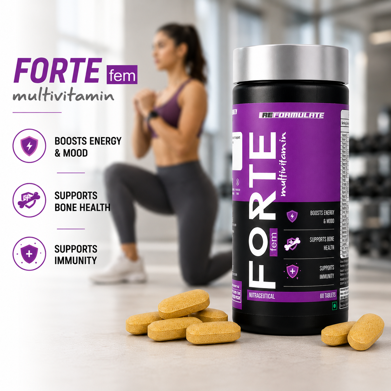FORTE |  Multivitamin | Women | 60 N