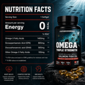 3x Strength Omega 3 | Fish Oil |  1400 mg